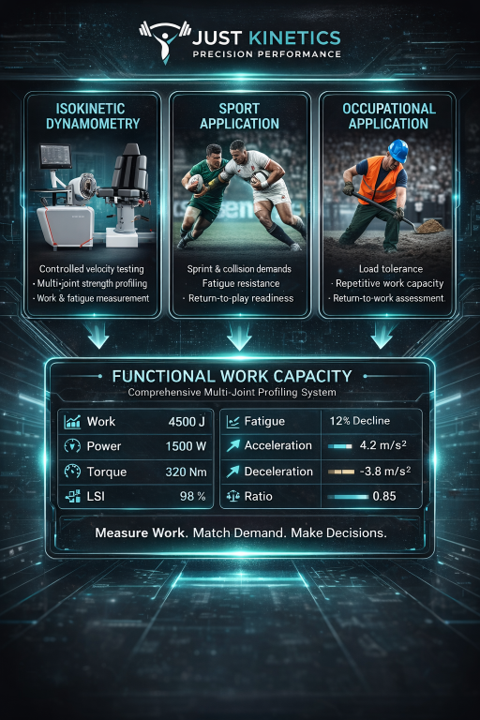 Functional work capacity infographic design